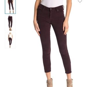 Lucky Brand Ava Corduroy Skinny Leg Pants